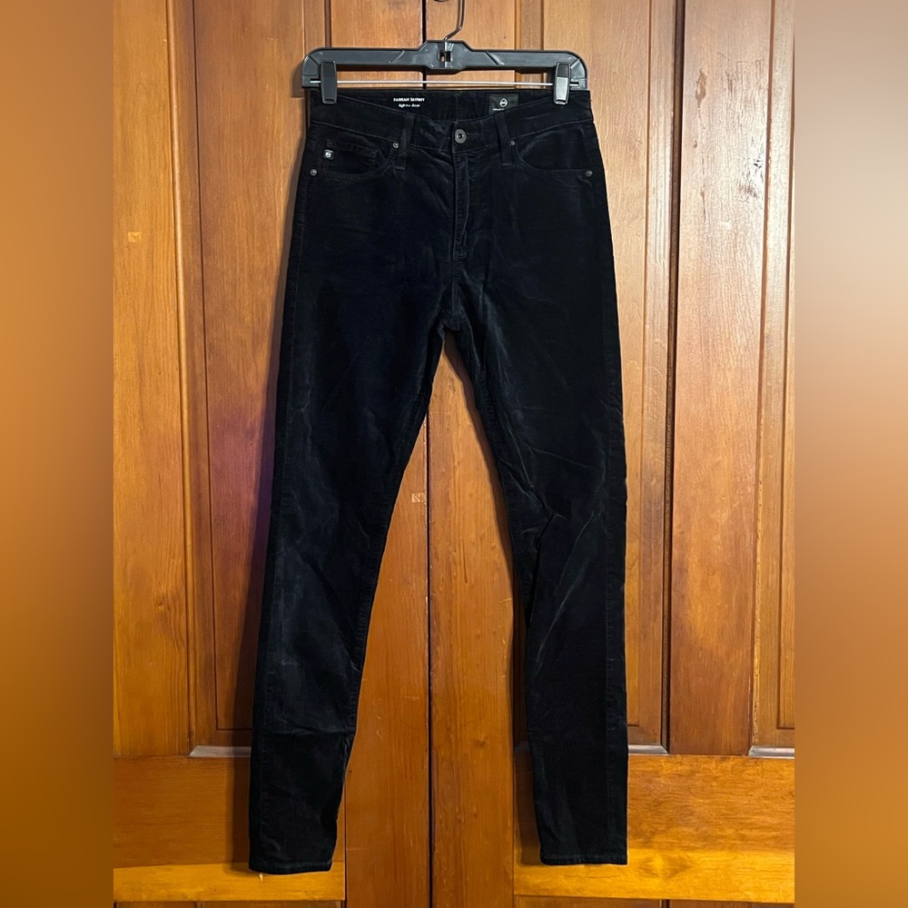 AG Adriano Goldschmied Black Skinny Pants